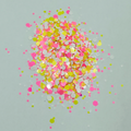 Glitter MIX de Rosa, Amarelo e Branco (30 g)