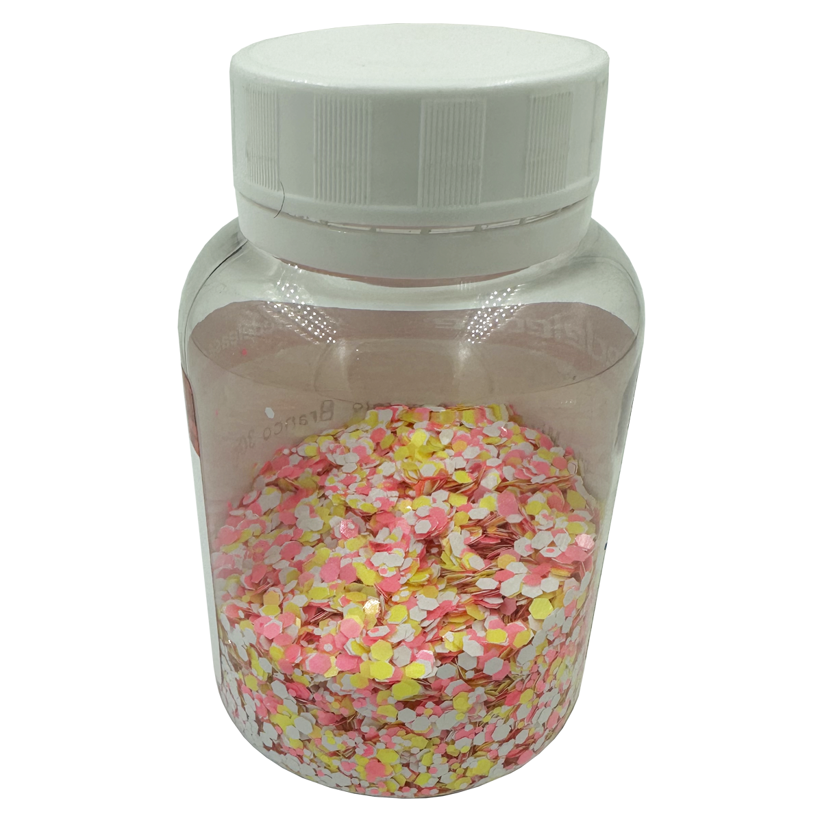 Glitter MIX de Rosa, Amarelo e Branco (30 g)