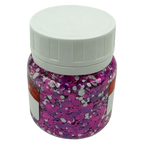 Glitter Mix de Rosa, Roxo e Branco (30 g)
