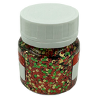 Glitter MIX de Verde, Amarelo e Laranja (30 g)