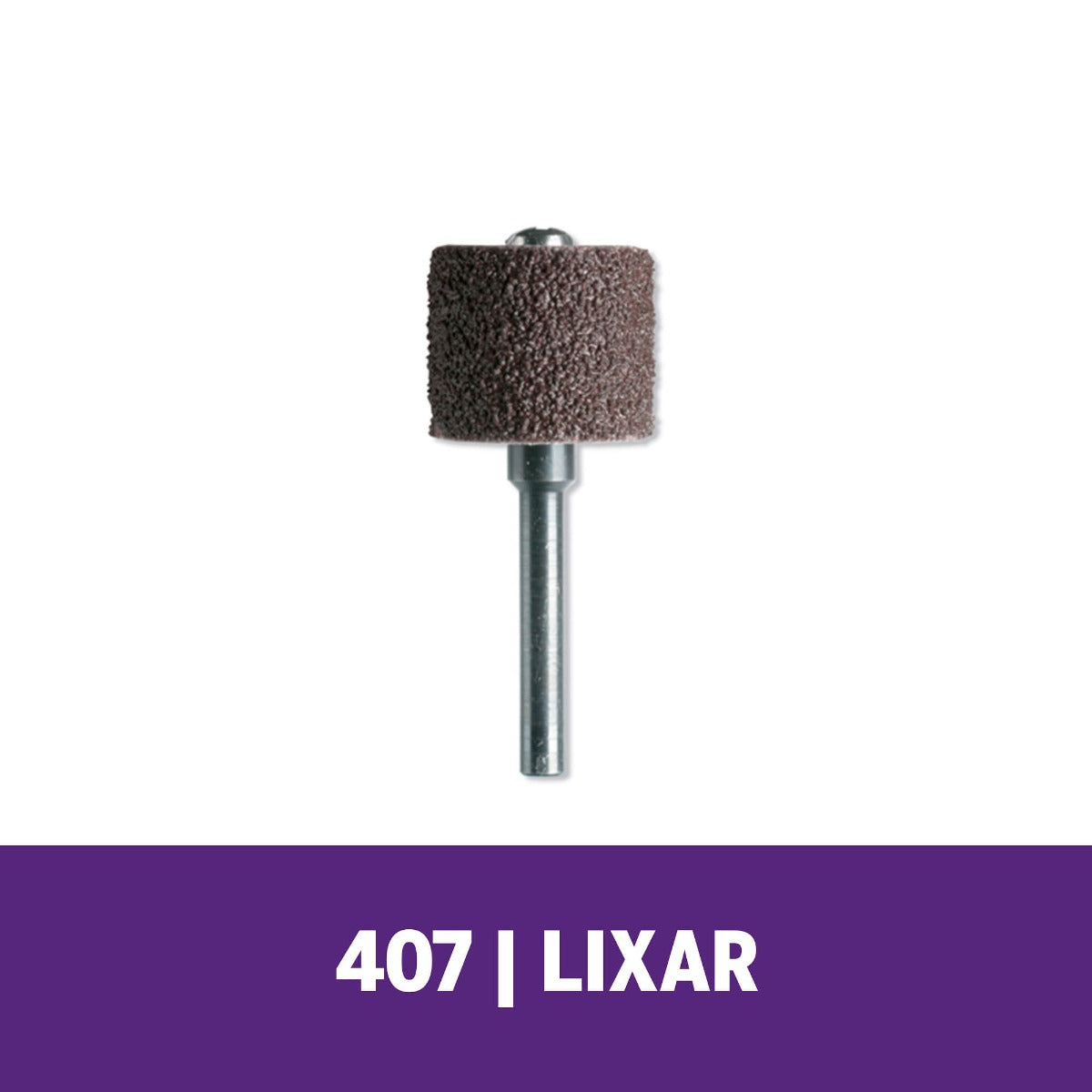 Haste Para Lixar De 12,7mm Dremel Com Tubo De Lixa De Grão Grosso (Modelo 407)