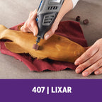 Haste Para Lixar De 12,7mm Dremel Com Tubo De Lixa De Grão Grosso (Modelo 407)