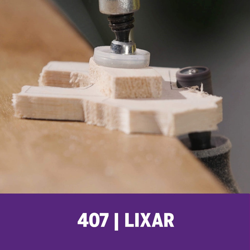 Haste Para Lixar De 12,7mm Dremel Com Tubo De Lixa De Grão Grosso (Modelo 407)