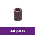 Haste Para Lixar De 6,4mm Com Tubo De Lixa De Grão Grosso 6 Unidades (Modelo 431)