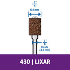 Haste Para Lixar De 6,4mm Com Tubo De Lixa De Grão Grosso (Modelo 430)