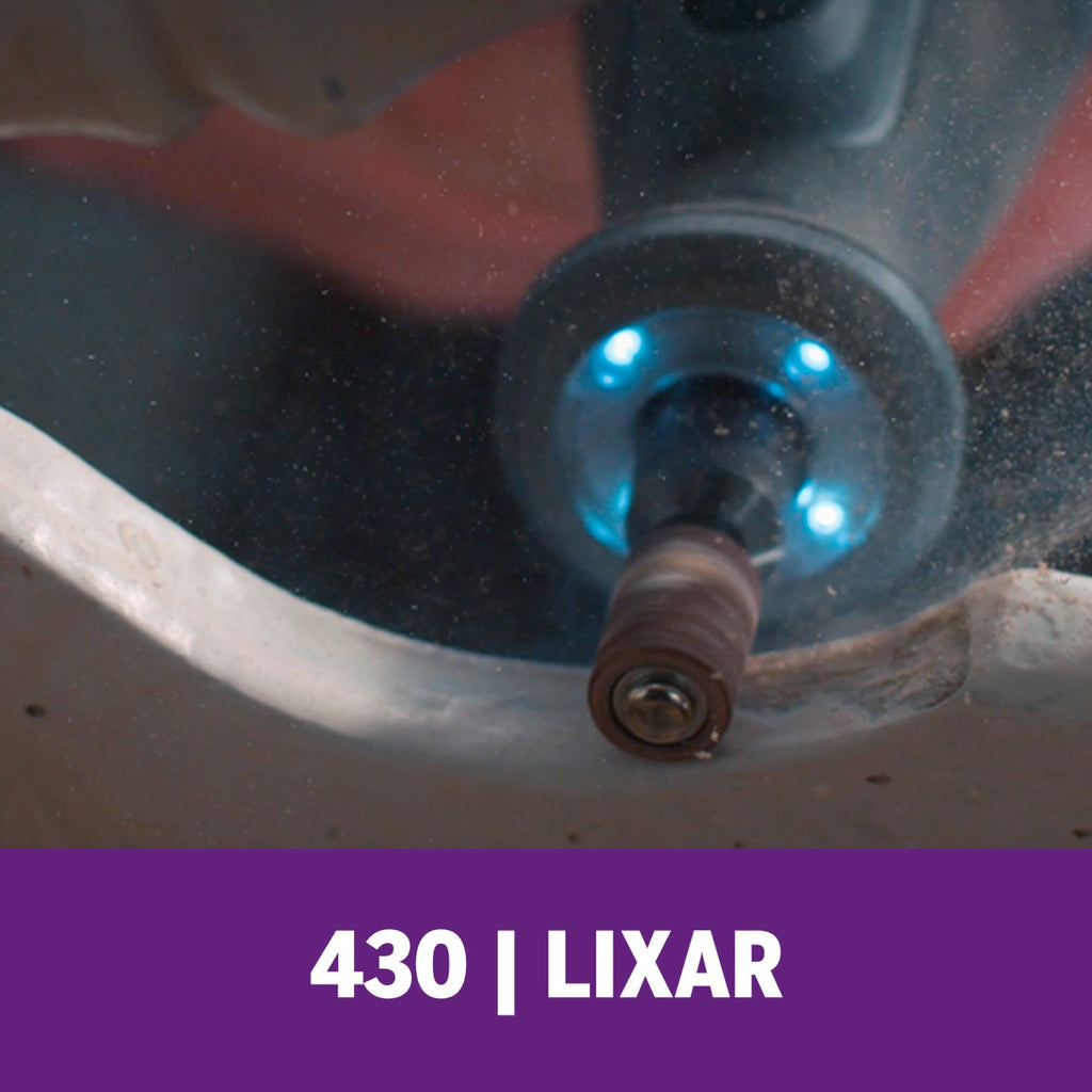 Haste Para Lixar De 6,4mm Com Tubo De Lixa De Grão Grosso (Modelo 430)