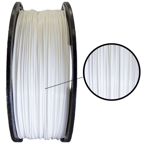 Filamento PLA Branco Premium 1,75mm (01 Kg)