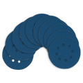 Kit Disco de Lixa com Velcro 125mm 5" Grão 80 para Lixadeira Roto Orbital (10un)