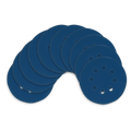 Kit Disco de Lixa com Velcro 125mm 5" Grão 220 para Lixadeira Roto Orbital (10un)