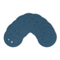 Kit Disco de Lixa com Velcro 125mm 5" Grão 40 para Lixadeira Roto Orbital (10un)