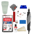 Kit Iniciante de Joias Afetivas com Resina + Organizador Dremel Brinde