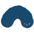 Kit Disco de Lixa com Velcro 125mm 5" Grão 180 para Lixadeira Roto Orbital (10un)