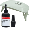 Kit Mini Cabine Led/uv 6w + Epoxi Coat de Cura UV