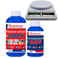 Kit Resina Epóxi 2004 Transparente 1Kg + Balança de Precisão