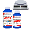 Kit Resina Epóxi 4008 Ultra Transparente 1Kg + Balança de Precisão
