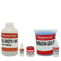 Kit Borracha De Silicone Azul + Resina Poliester Cristal