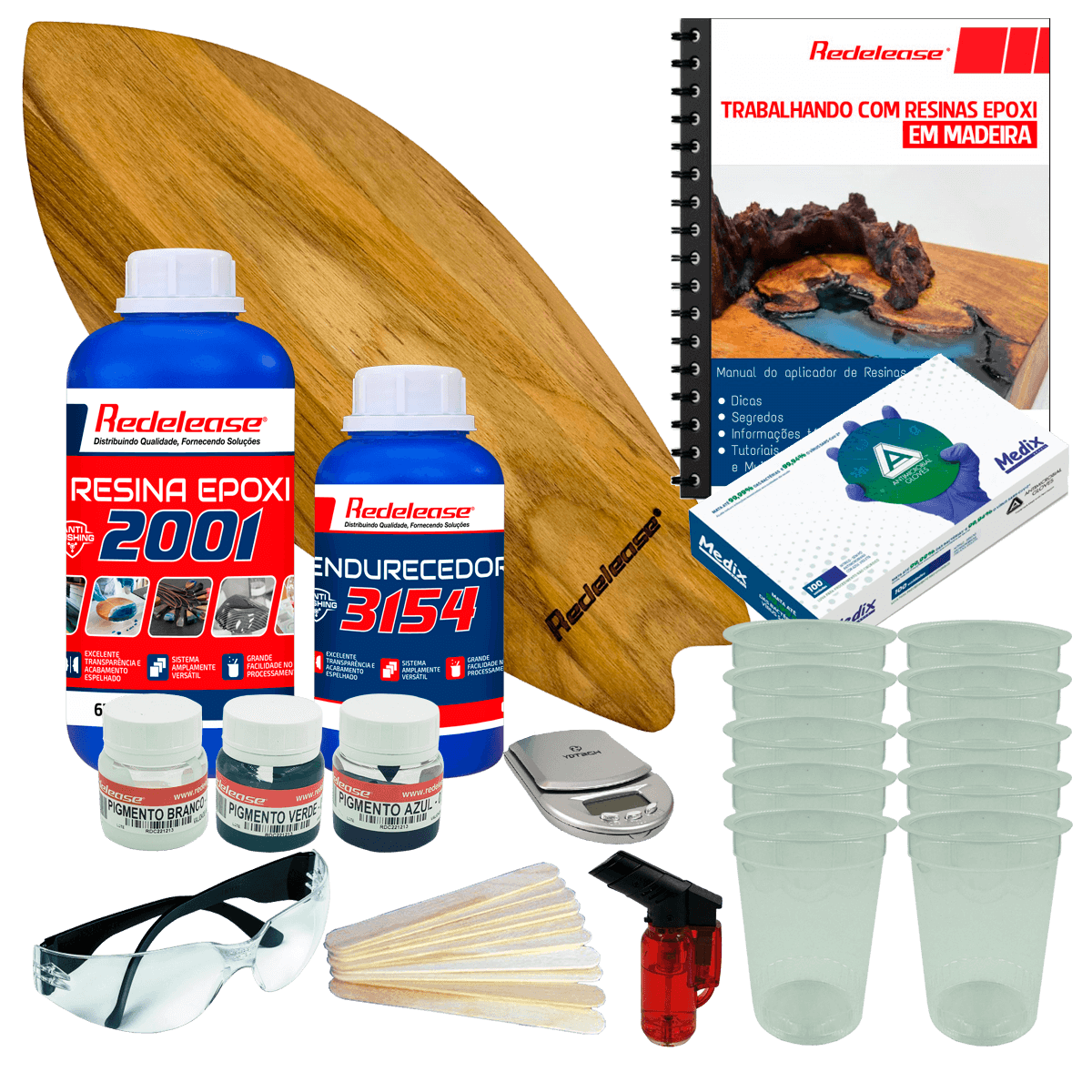 Kit Completo para Efeito Mar de Resina