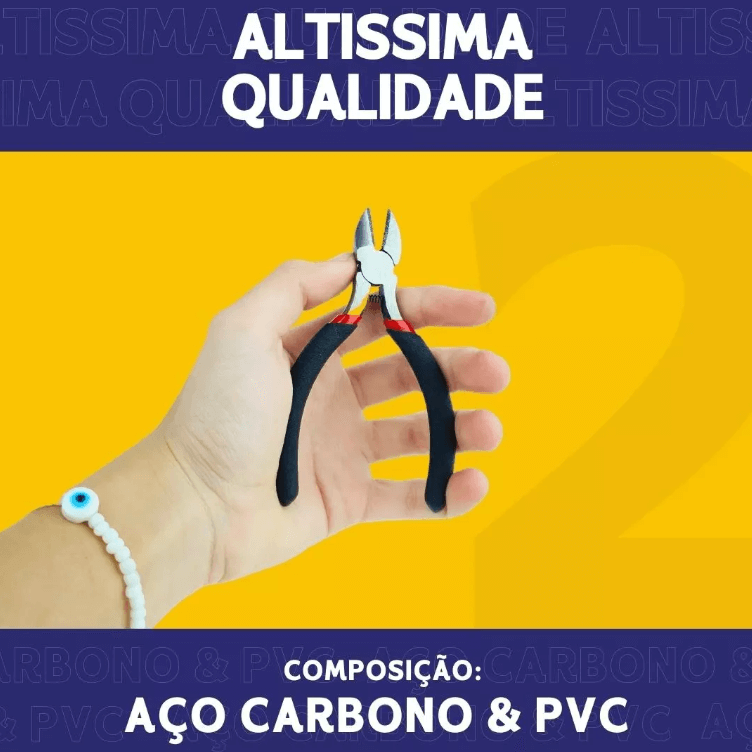 Kit De Alicates Para Bijuterias e Artesanato