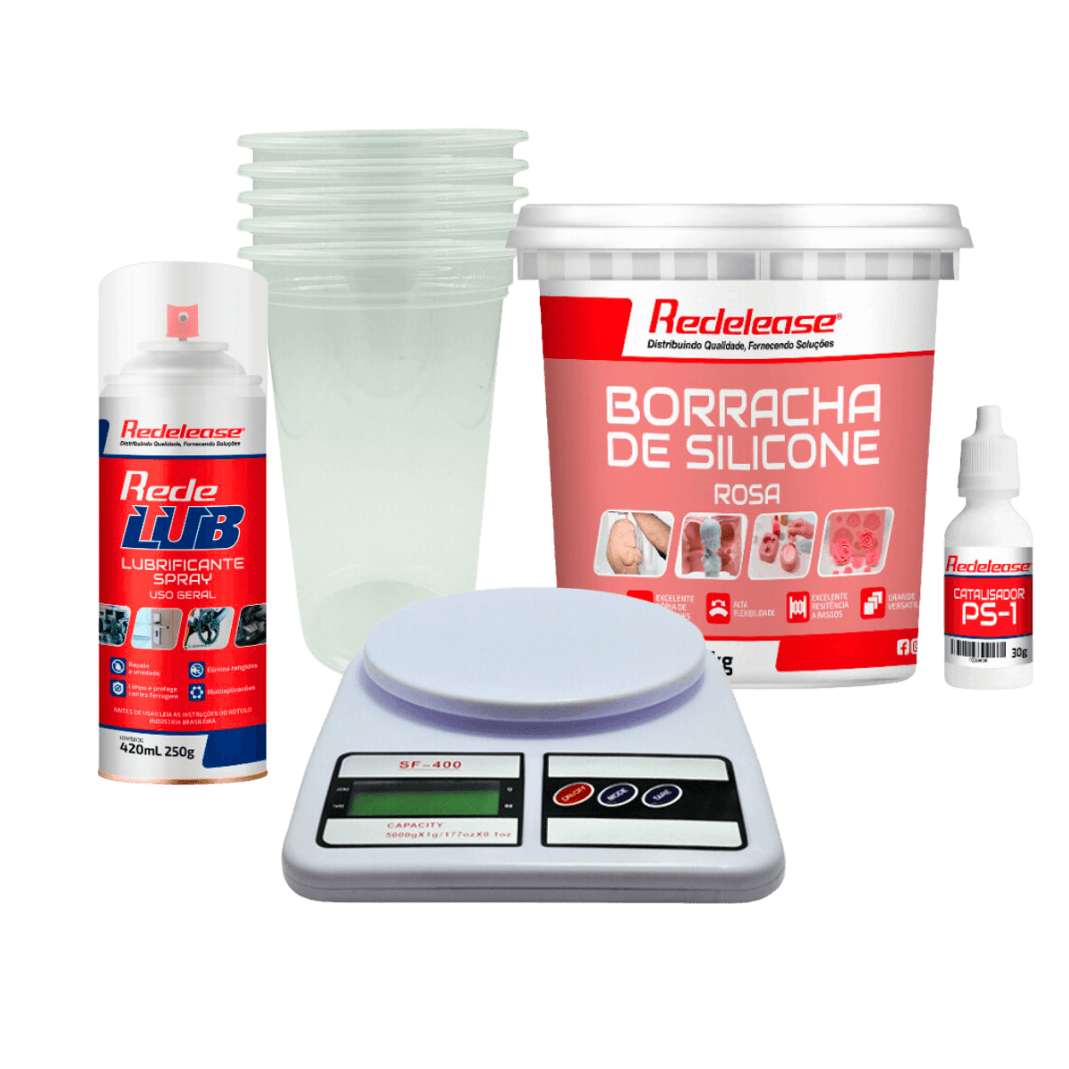 Kit Fabricação de Moldes para Velas