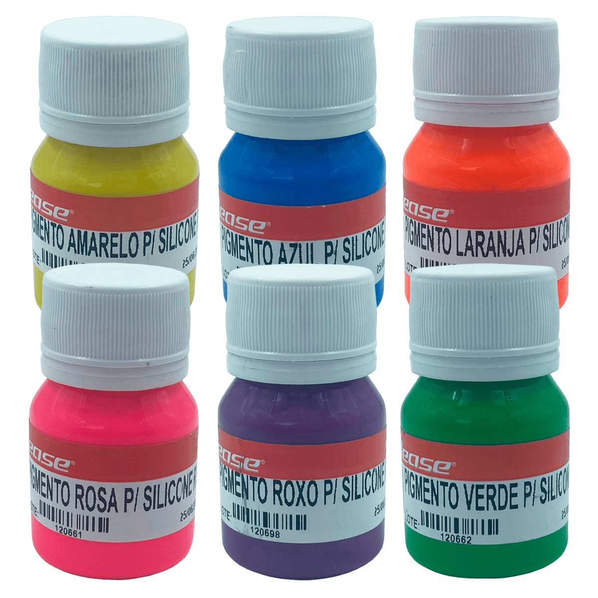 Kit TODOS Pigmentos para Silicone