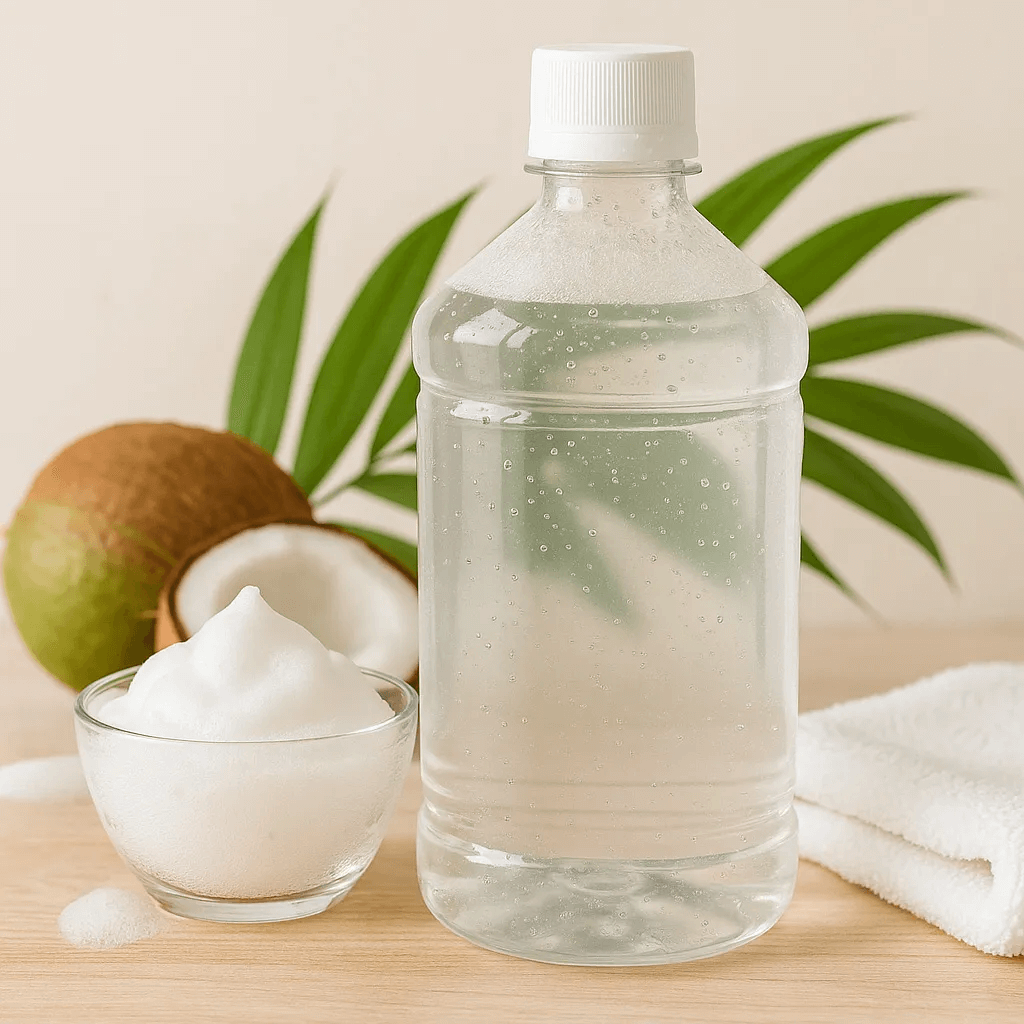 Lauril Líquido Base Espumante Vegetal para Sabonetes, Shampoos e Cosméticos (01 L)