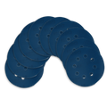 Kit Disco de Lixa com Velcro 125mm 5" Grão 1200 para Lixadeira Roto Orbital (10un)