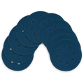 Kit Disco de Lixa com Velcro 125mm 5" Grão 320 para Lixadeira Roto Orbital (10un)