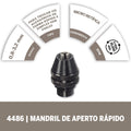 Mandril De Aperto Rápido Dremel (Modelo 4486)