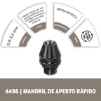 Mandril De Aperto Rápido Dremel (Modelo 4486)