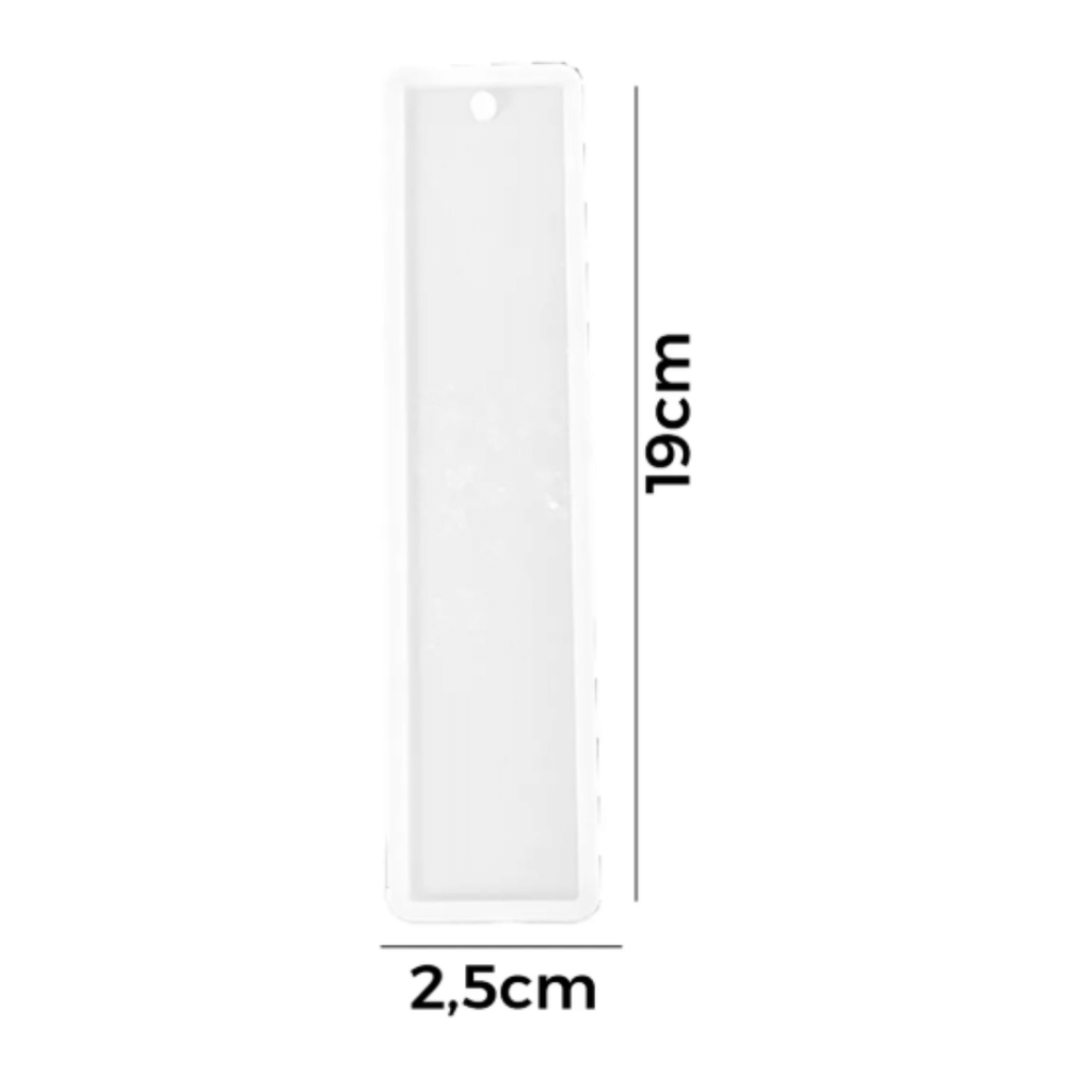 Molde de Silicone Marca Página Tamanho G
