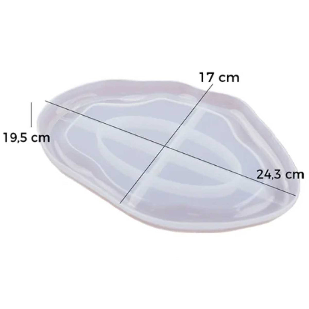 Molde de Silicone Bandeja Geodo Modelo 1