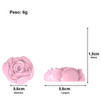 Molde de Silicone Camélia 3 Cavidades