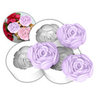 Molde de Silicone Camélia 3 Cavidades