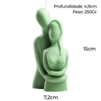 Molde de Silicone Casal se Abraçando