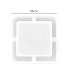 Molde de Silicone Formato Cinzeiro Quadrado