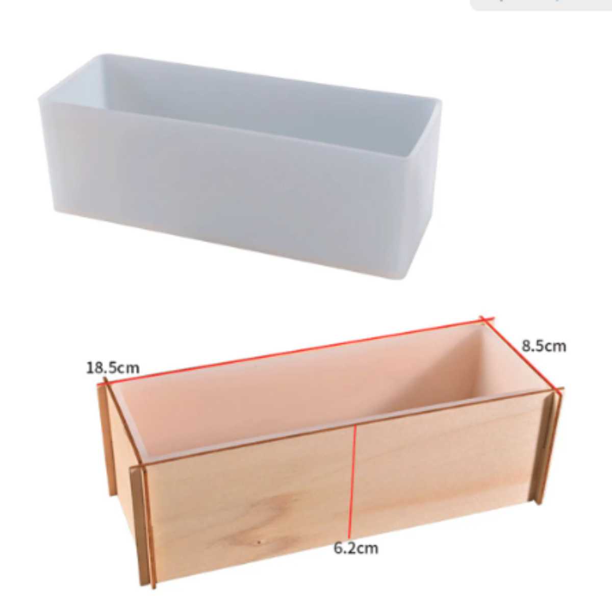Molde de Silicone Eternização Retângulo XXG