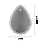 Molde de Silicone Formato Bijuteria Unitário Gota
