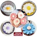 Molde de Silicone Margarida