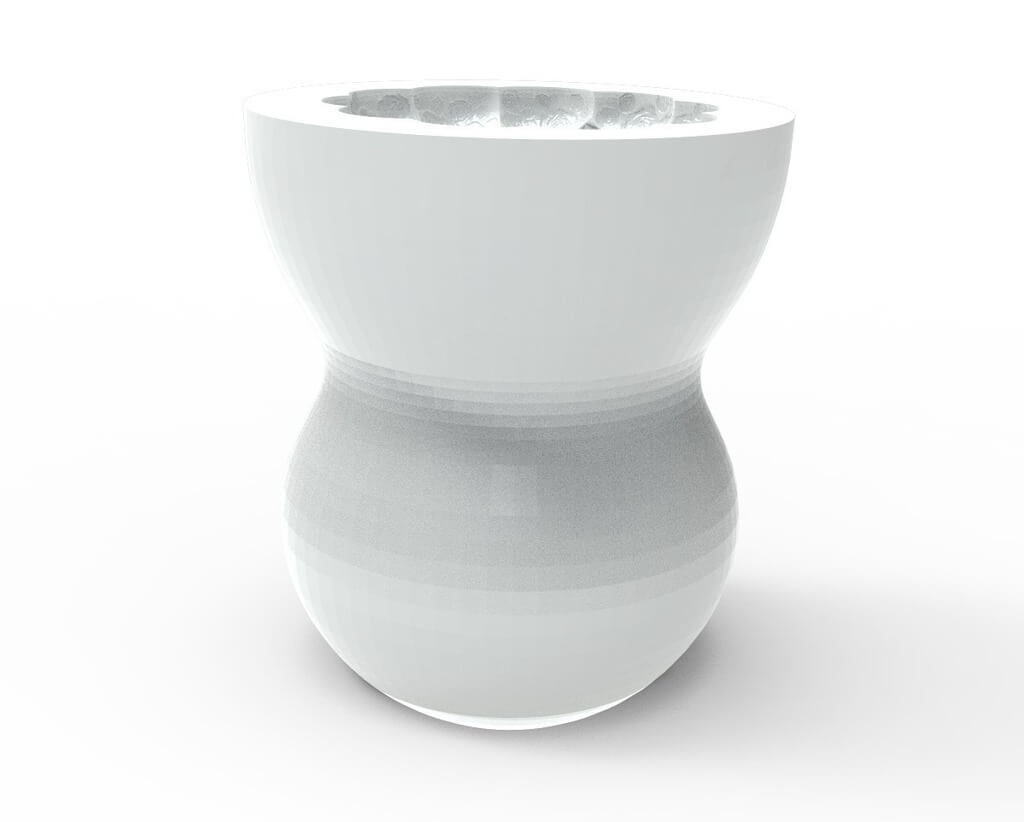 Molde de Silicone Nossa Senhora com Terço 6cm