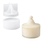 Molde de Silicone Pote com Tampa Modelo 2
