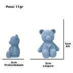 Molde de Silicone Ursinho com Camiseta