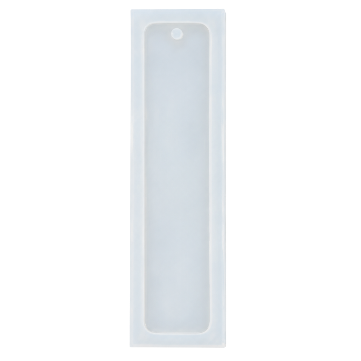 Molde de silicone marcador de páginas liso P para resina epóxi 11,8 x 2,4 cm Redelease