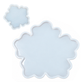 Molde de silicone platina Bandeja e Porta-Copo Flor para peças personalizadas em resina epóxi Redelease