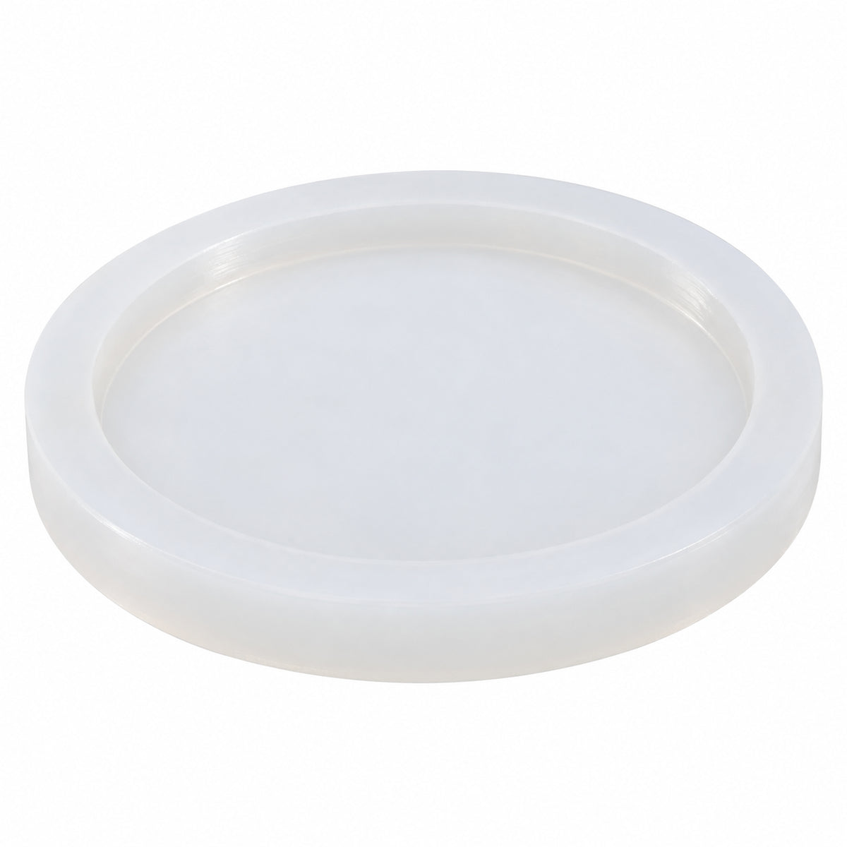 Molde de silicone platina porta-copos redondo 10 cm para resina epóxi Redelease