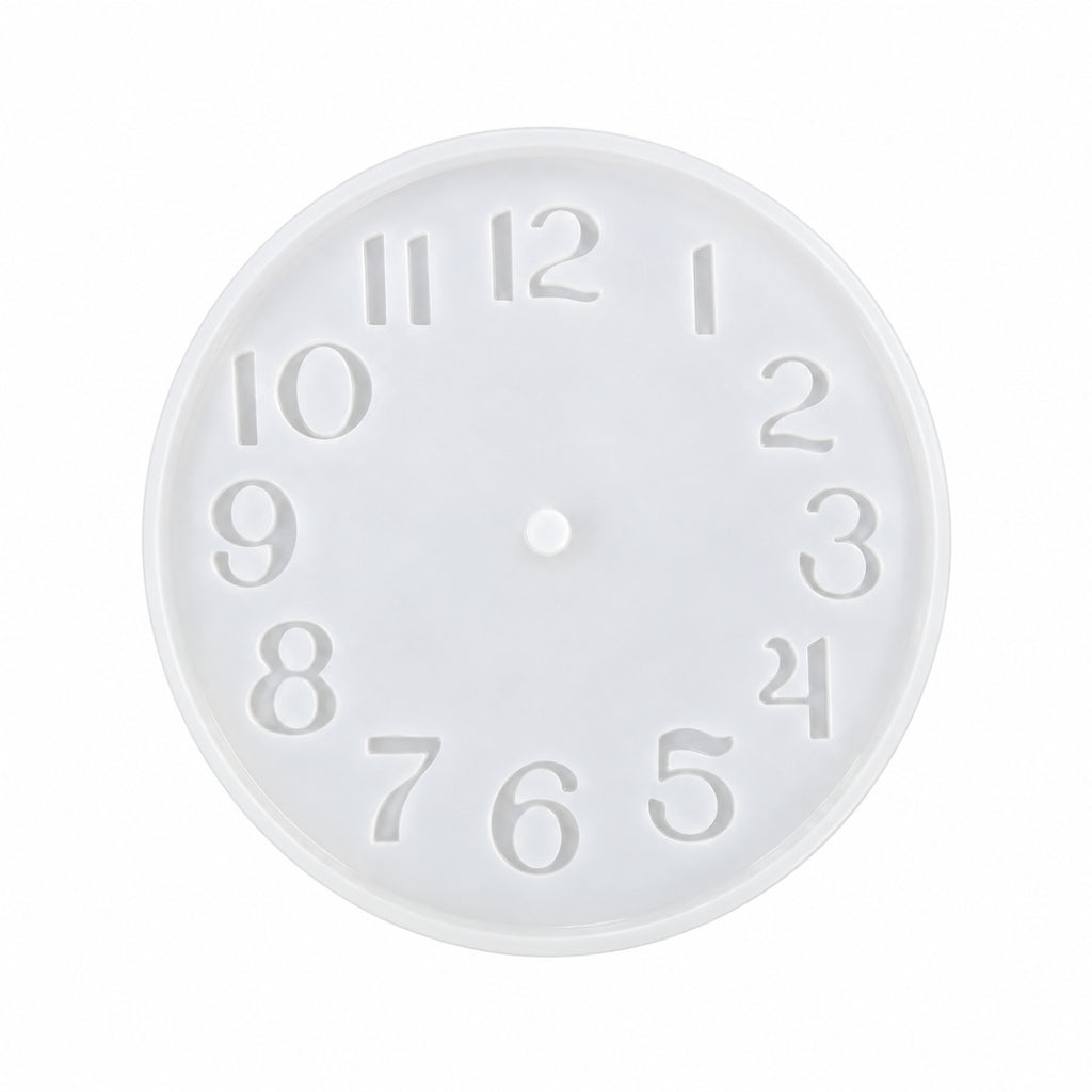 Molde de silicone platina Formato Relógio P 15,4 cm para criar relógio personalizado em resina epóxi Redelease