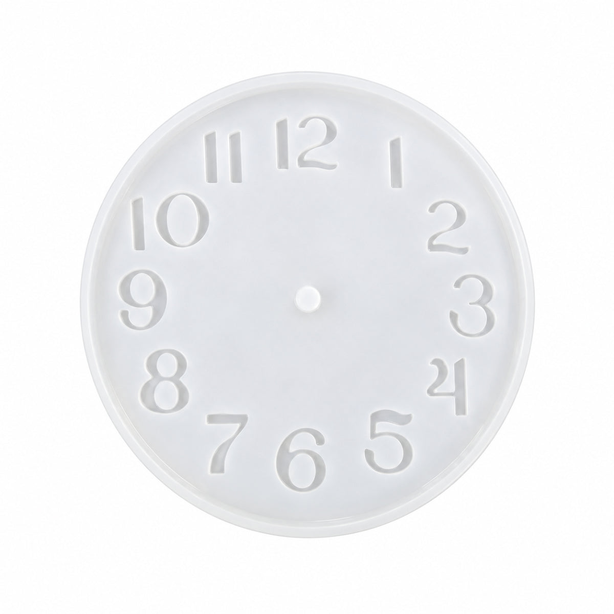 Molde de silicone platina Formato Relógio P 15,4 cm para criar relógio personalizado em resina epóxi Redelease