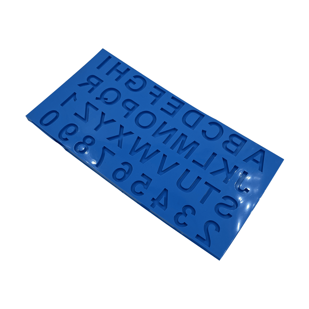 Molde de Silicone Alfabeto Grande