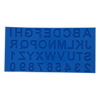 Molde de Silicone Alfabeto Grande