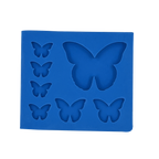 Molde de Silicone Borboletinhas de Tamanhos Variados