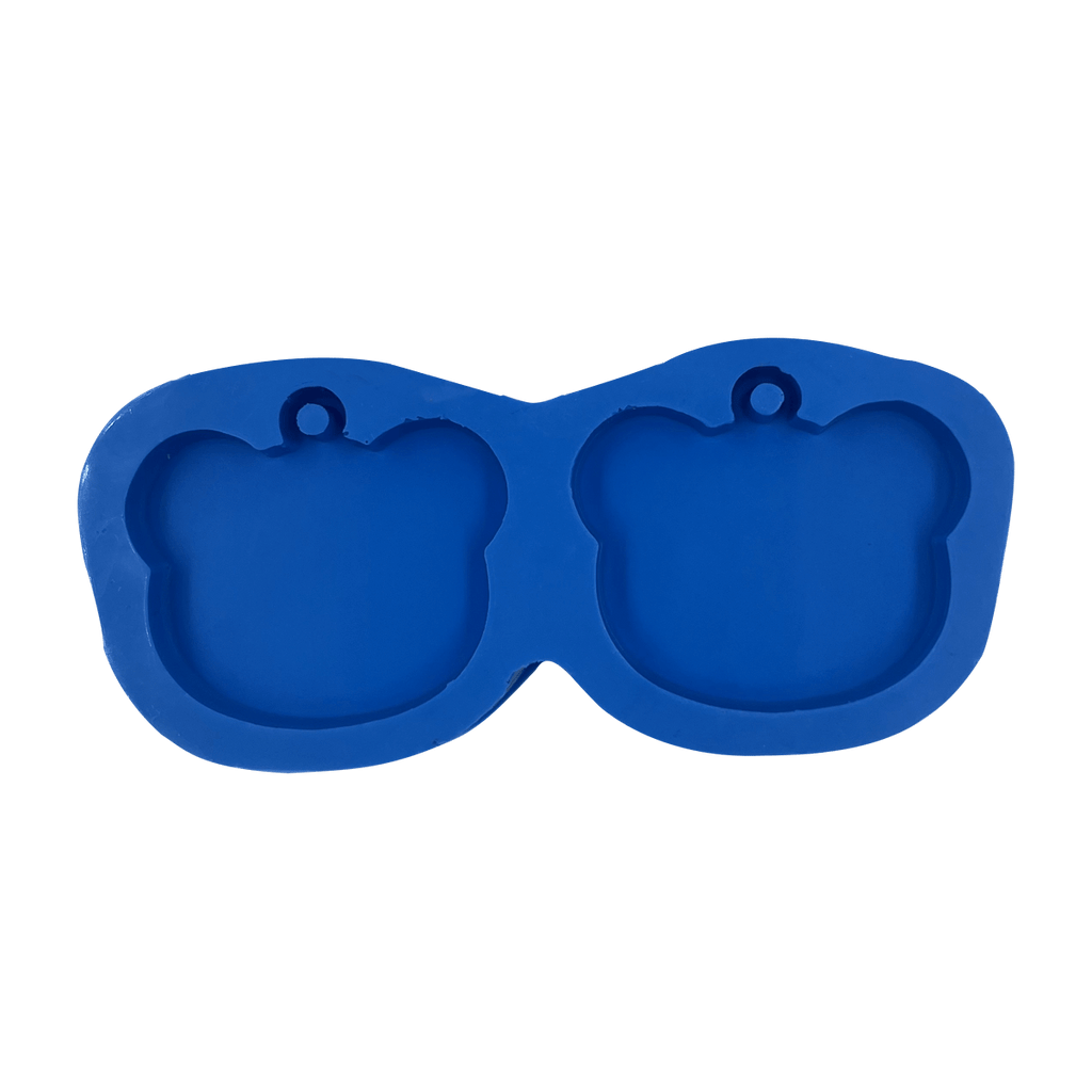 Molde de Silicone Chaveiro Ursinho Duplo